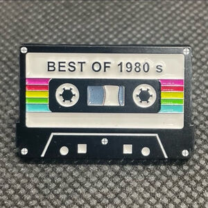 Best Of 1980s Metal Enamel Cassette Tape Pin